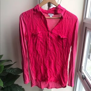 Splendid button blouse / top / long sleeved shirt